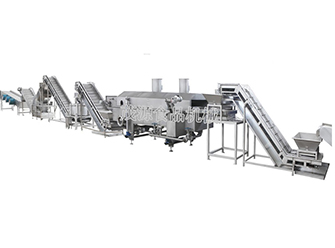 網(wǎng)帶式油炸生產線